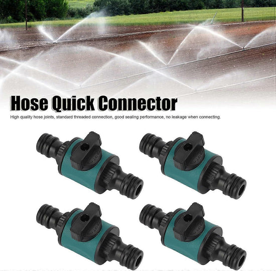 4pcs Garden Hose Connectors - Repair Fittings for Water Hose Ends