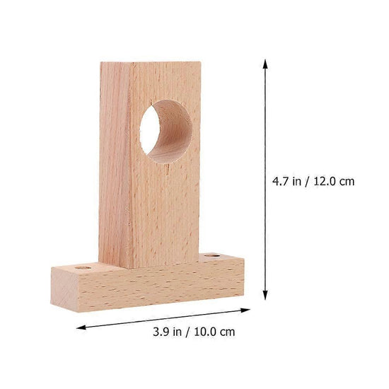 2pcs Curtain Hooks & Wall Brackets, Rod Socket Hangers