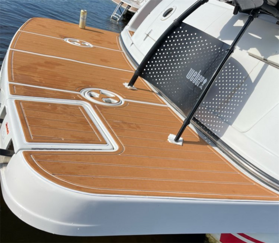 2000 Four Winns 298 Vista Swim Platform Cockpit Boat EVA Foam Teak Deck Floor SeaDek MarineMat Gatorstep Style Self Adhesive