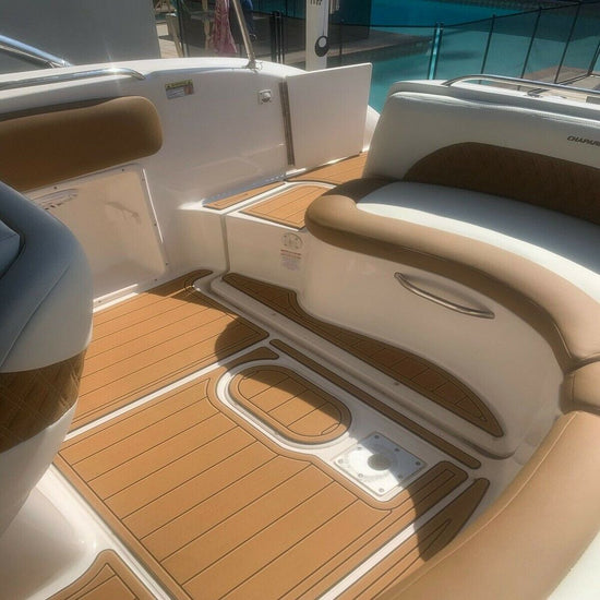 2002 Chaparral 242 Swim Step Platform Cockpit Boat EVA Foam Teak Deck Floor Pad SeaDek MarineMat Gatorstep Style Self Adhesive