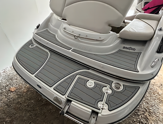 2008 Crownline 230 LS Swim Platform Step Boat EVA Faux Foam Teak Deck Floor Pad Mat SeaDek MarineMat Gatorstep Style Self Adhesive