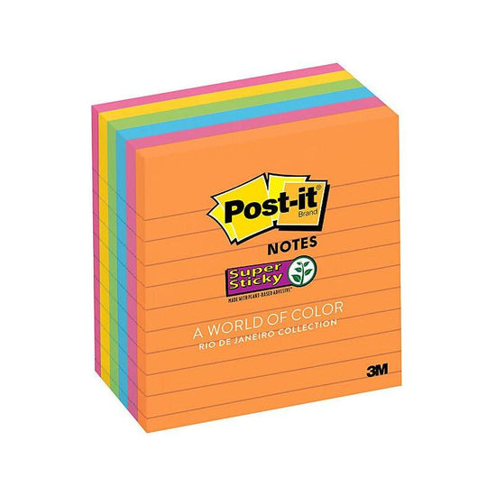 POST-IT 675-6SSUC RDJ Lined Pack of 5