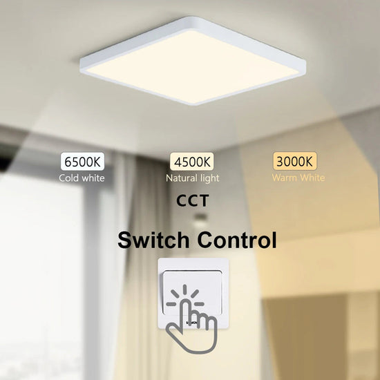 Smart LED Ceiling Lamp: App & Voice Control