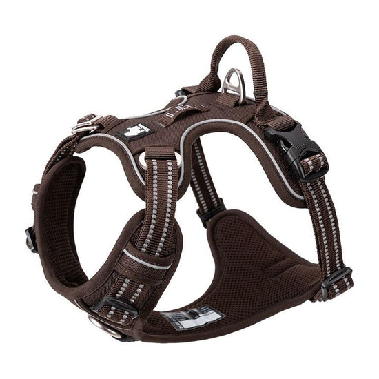 No Pull Harness Brown M