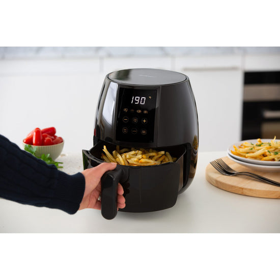 3L Digital Air Fryer w/ 200 C, Non-Stick & Removable Basket