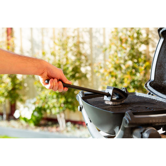 Stainless Steel BBQ Brush and Scraper Blade