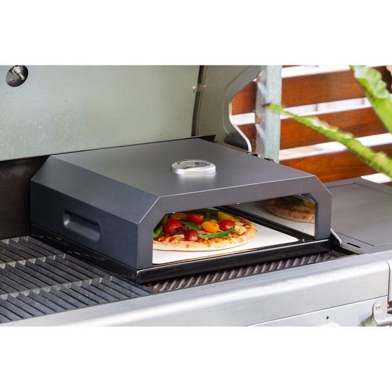 Pizza Oven Box with Built-in Thermometer