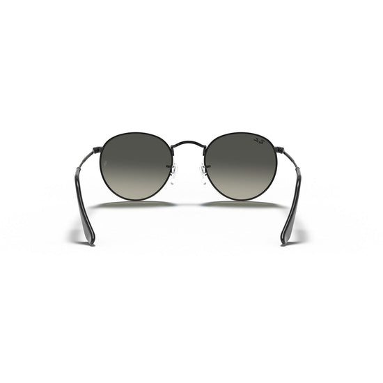 Round Flat Grey Gradient Lenses Sunglasses