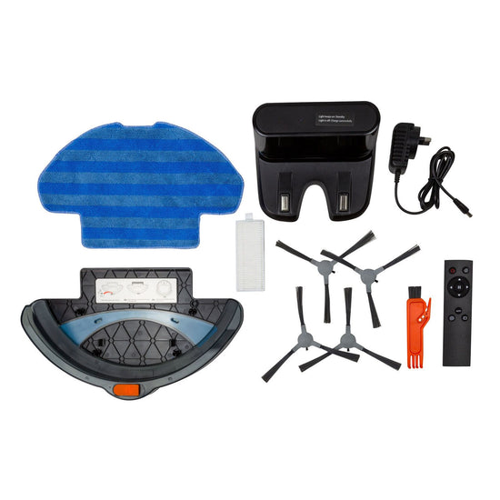 Smart Robot Vacuum Cleaner w/ 3-in-1 HEPA & Mopping Pad (Black)