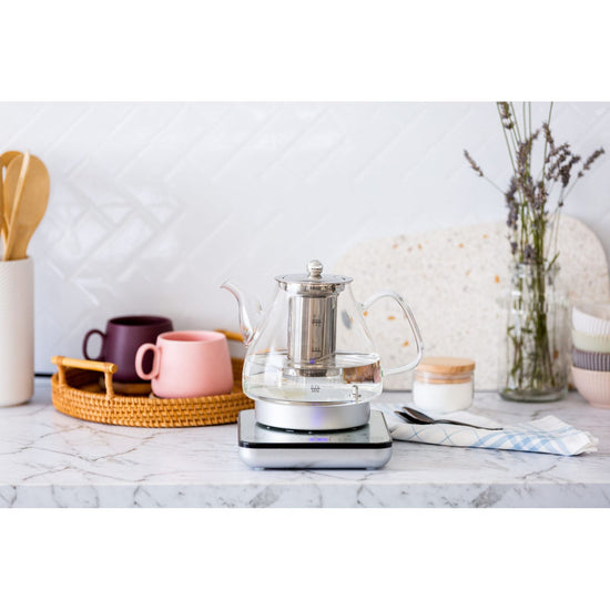 1.2L Digital Glass Kettle w/ Electric Tea Pot & Infuser 800W