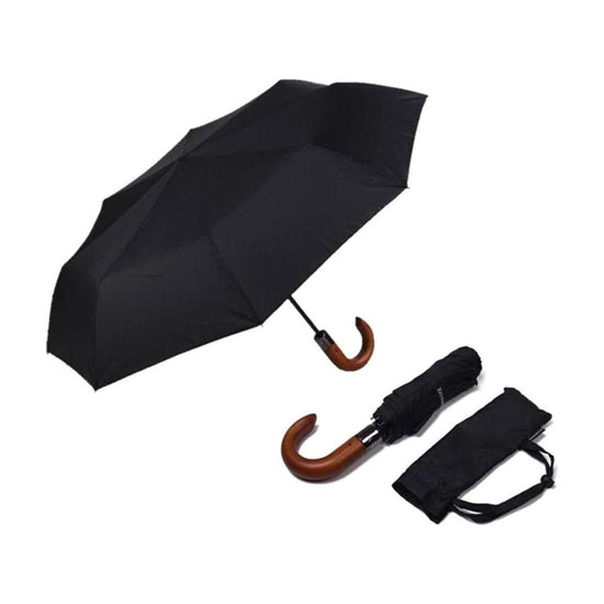 WOODEN HANDLE UMBRELLA
