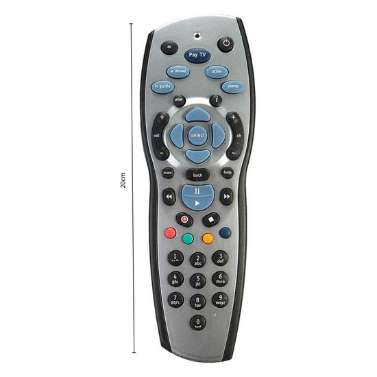 PayTV Remote Control Compatible with Foxtel Standard IQ IQ2 IQ3 IQ4 HD - Silver