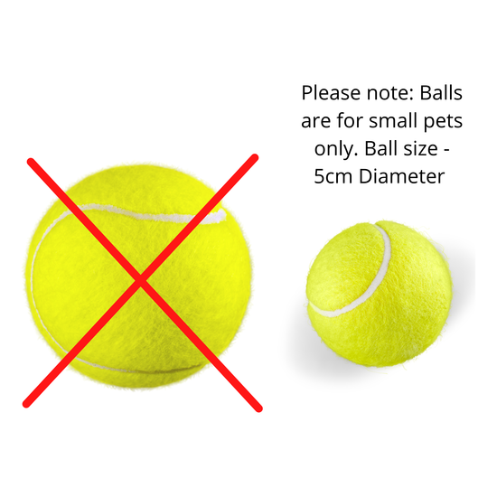 6 Pack Replacement Balls For Interactive Hyper Fetch Mini All For Paws