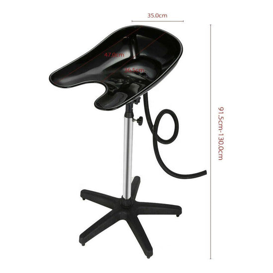 Portable Hairdressing Salon Basin Hair Washing Sink Shampoo Wash Standing Bowl