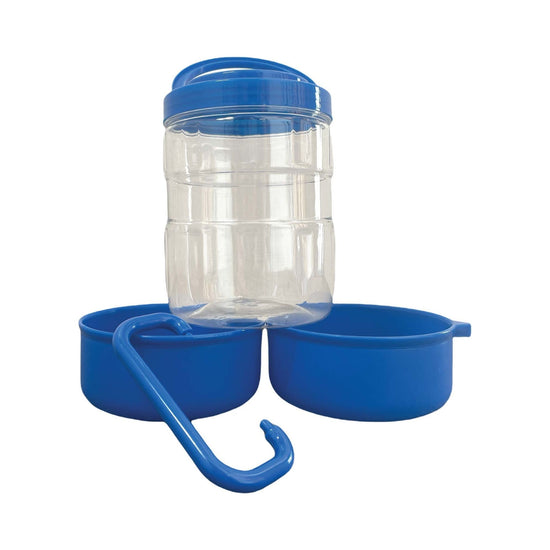 3 In 1 Pet Travel Food Water Bowl Set Dog Cat Portable Feeding Carry Container