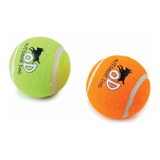 12 Pack Dog Squeaking Tennis Balls - 6.5cm Squeaky Sound Fetch Play Toy
