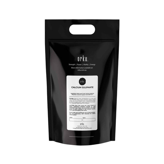 10Kg Calcium Sulphate Gypsum Powder - Food Grade Hydrous Sulfate