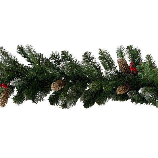 Christabelle 274cm Christmas Garland with Pine Cones & Berries