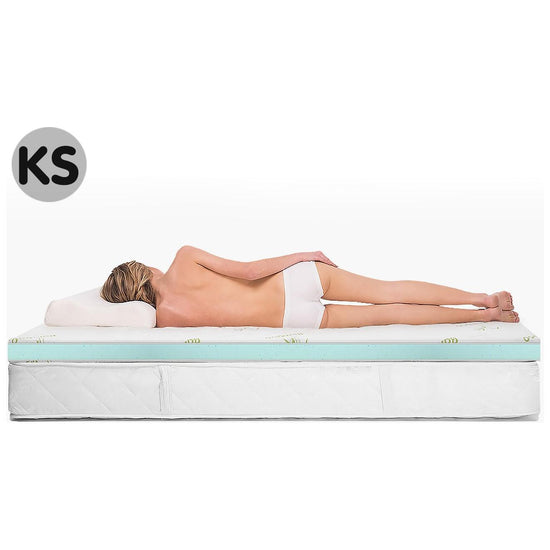 Laura Hill Cool Gel Memory Foam Mattress Topper - King Single