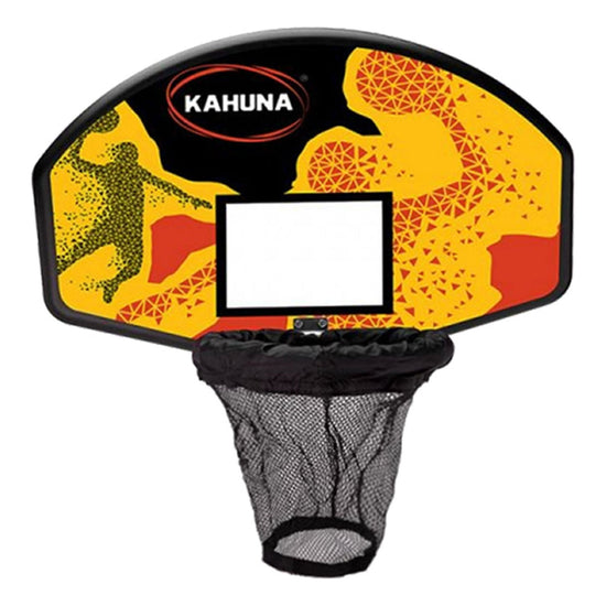 Kahuna Trampoline Basketball Ring Set with Mini Ball and Pump
