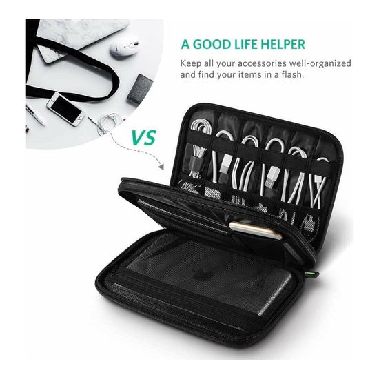 UGREEN 50147 Double Layer Electronic Accessories Organiser Travel Bag