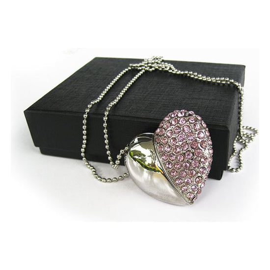 Heart Shape USB Pen Drive 16GB (Pink)
