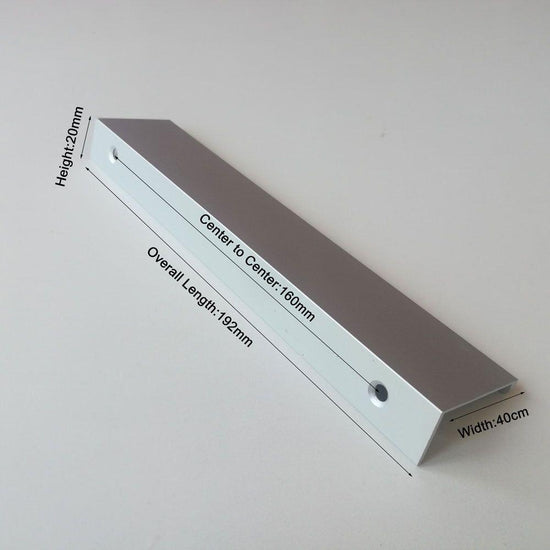 Aluminum Kitchen Cabinet Bar Handles Drawer Handle Pull white hole to hole 160mm