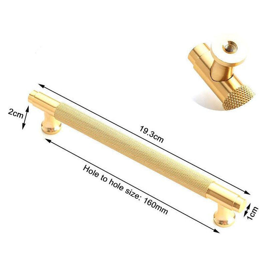 Gold Furniture Door Kitchen Cabinet Handle Handles Pull Pulls Cupboard 160mm