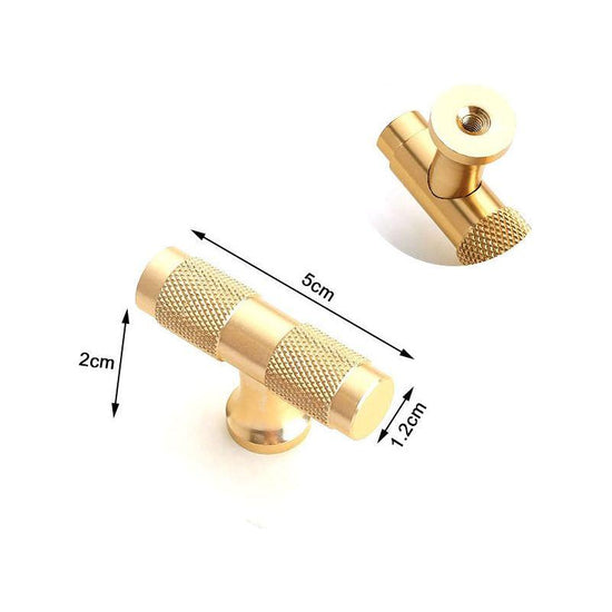 Gold Furniture Door Kitchen Cabinet Handle Handles Pull Pulls Cupboard T Bar