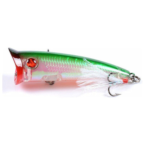 7x Popper Minnow 7.8cm Fishing Lure Lures Surface Tackle Fresh Saltwater