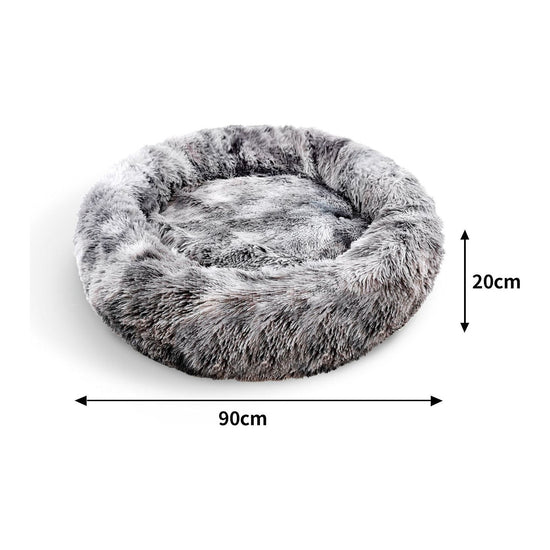 Pawfriends Pet Bed Dog Bed Cat Calming Bed Extra Large Sleeping Comfy Cave Washable 90cm