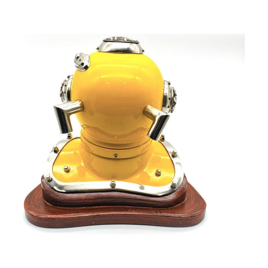 US Navy Mark V Diving Helmet Miniature 230mm - Yellow