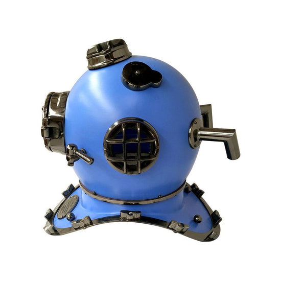 US Navy Mark V Diving Helmet – Blue