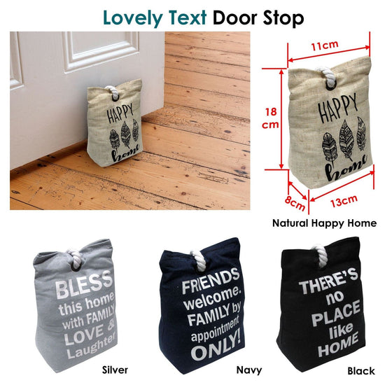 Door Stop Bag Navy Approx 0.98kg
