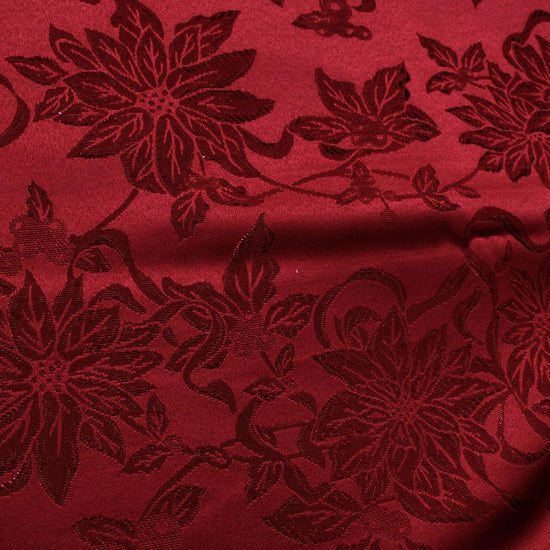 Floral Red Tablecloth 132 x 178 cm