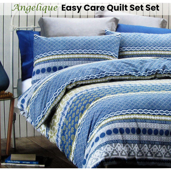 Belmondo Angelique Easy Care Quilt Cover Set Queen