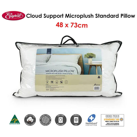 Easyrest Cloud Support Microplush Standard Pillow 48 x 73 cm