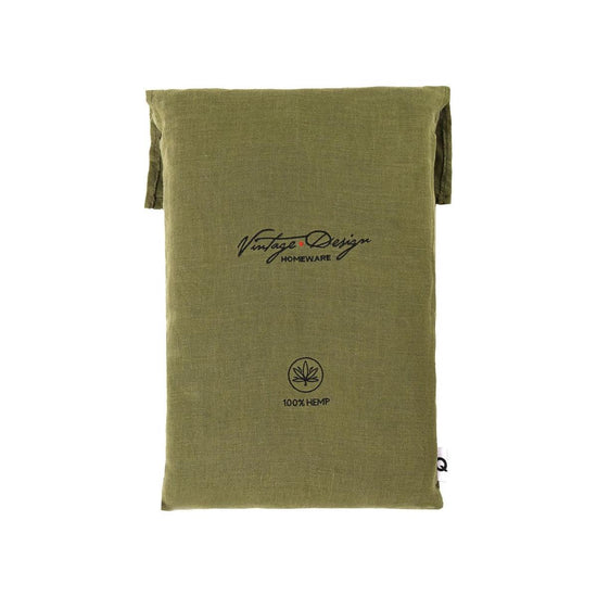 Vintage Design Homewares Hemp Fern Sheet Set Super King