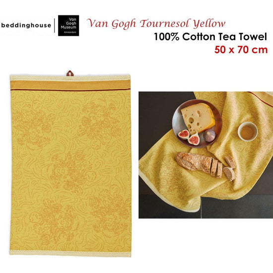 Bedding House Van Gogh Tournesol Yellow Tea Towel