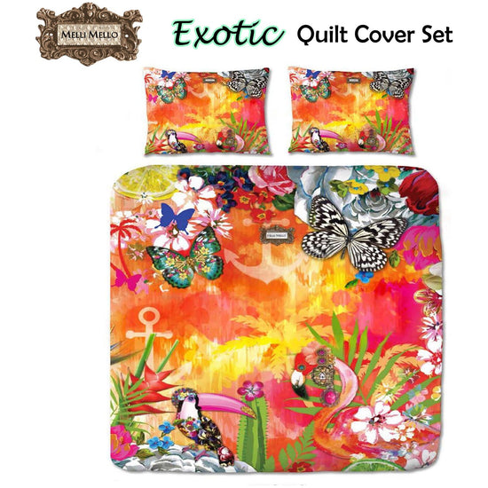 Melli Mello Exotic Quilt Cover Set Queen