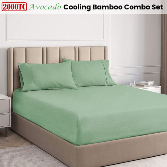 Ramesses Avocado 2000TC Cooling Bamboo Combo Set Single
