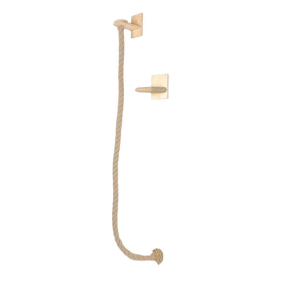 Cat Climbing Frame Rope Leash Jumping Platform for Cats Interactive Play Set