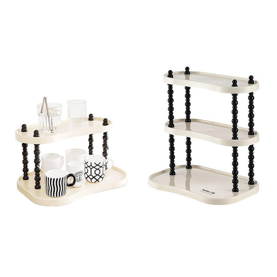 Cup Rack Mug Display Shelf Kitchen Organizer Bar Mug Holder Storage Stand - 2-Layer