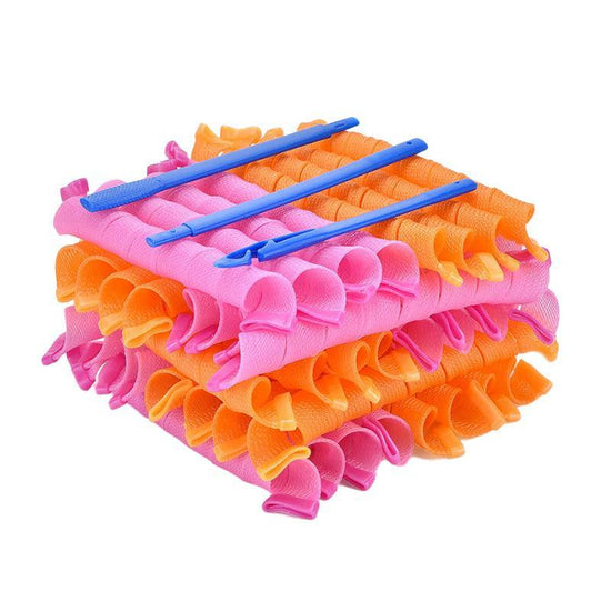 Magic Hair Curler No Heat 40Pcs Leverage Curlers Formers Spiral Styling Rollers