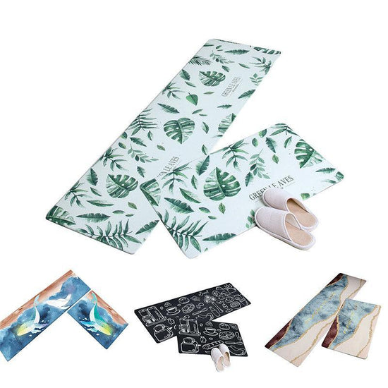 45x180cm Kitchen Mat Non-Slip Waterproof Pvc Floor Rug Carpet Anti-Oil Easy Clean - Whale