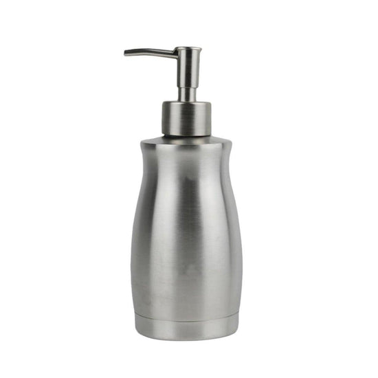 304 Household Stainless Steel Liquid Soap Lotion Shampoo Dispenser Bottle 400ML