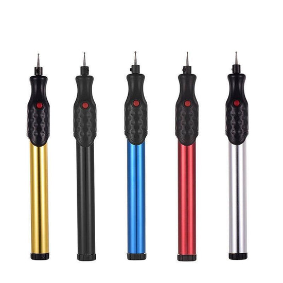 Tool Ceramic Metal Wood Engraving Pen Glass Electric Micro Engraver Diamond - Gold