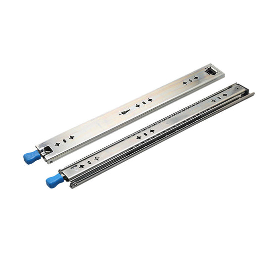 1 Pair Locking Drawer Slides Heavy Duty 120kg Runners Trailer 16 18 20 22 Inch - 20inch/500mm