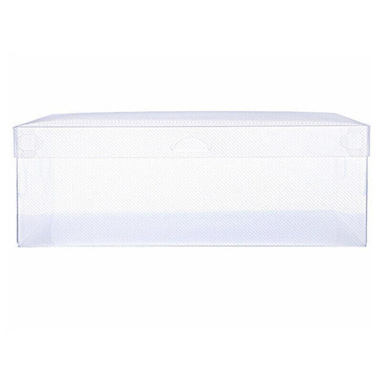 20x Clear Shoe Storage Box Foldable Stackable Plastic Shoe Boxes