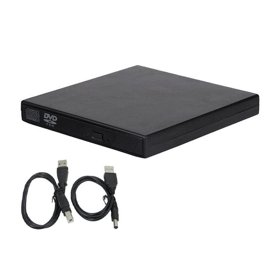 Usb External Cd Rw Dvd Rom Writer Burner Player Drive Pc Laptop For Mac Windows
